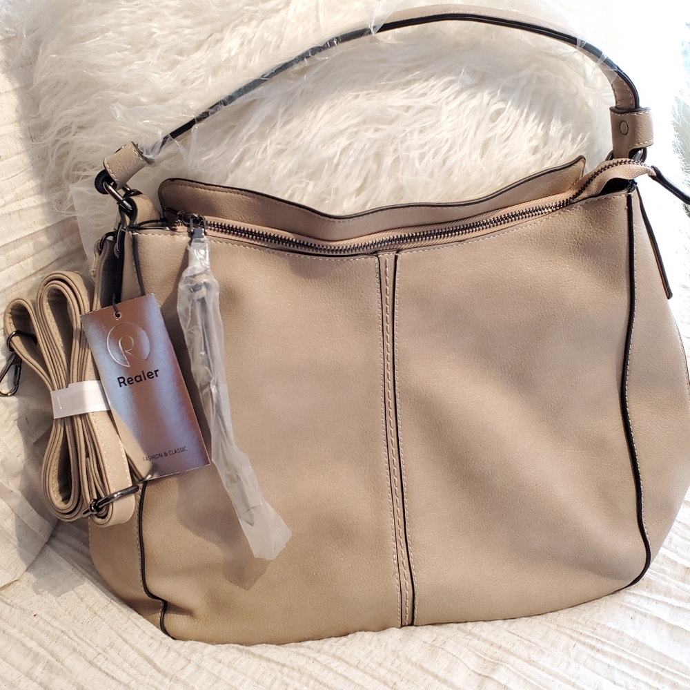 Realer nude hobo/crossbody